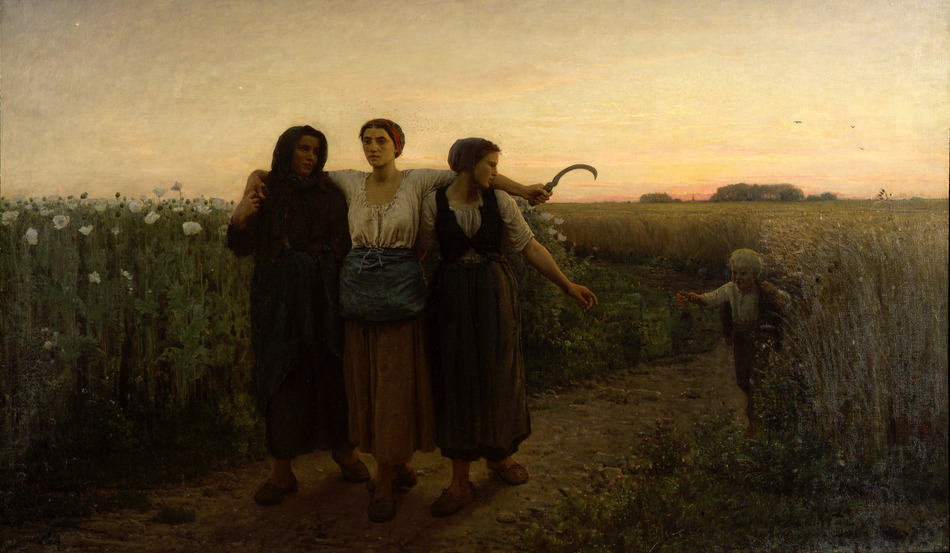 Le Retour des Champs, 1867 by Jules Breton (French, 1827 - 1906)