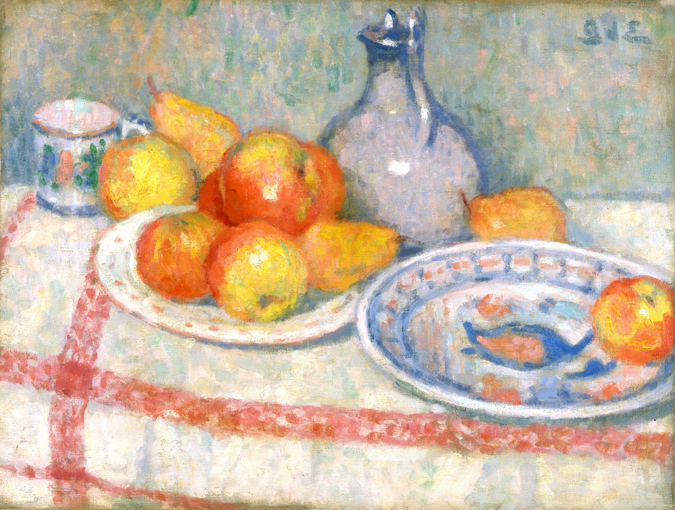 Still Life, Apples and Pears (Nature Morte, Pommes et Poires), 1899 by Georges d’Espagnat (French, 1870 - 1950)