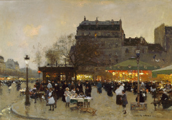 Carousel at the Porte Dorée Carousel at the Porte Dorée by François-Joseph Luigi Loir (French, 1845 - 1916)