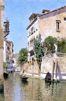 Rio Maria by Martin Rico y Ortega (Spanish, 1833 - 1908)