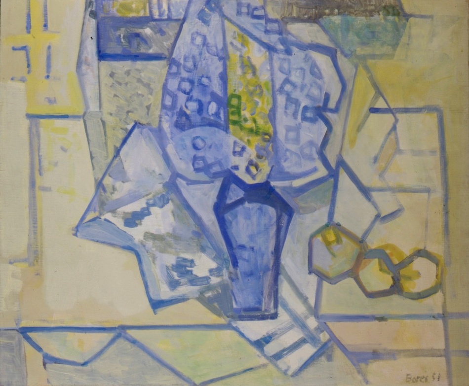 Nature Morte au bouquet, 1951 by Francisco Bores (Spanish, 1898 - 1972)