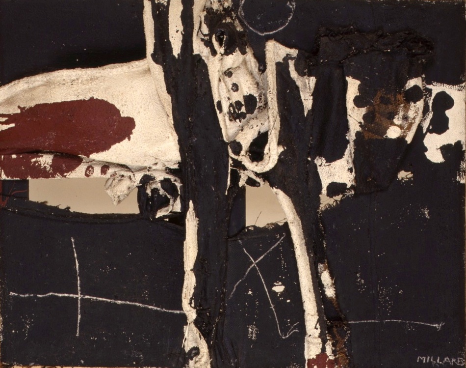 Untitled, 1963 by Manolo Millares (Spanish, 1926 - 1972)