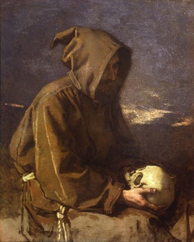 Contemplation, c. 1875 by Thomas Couture (French, 1815 - 1879)