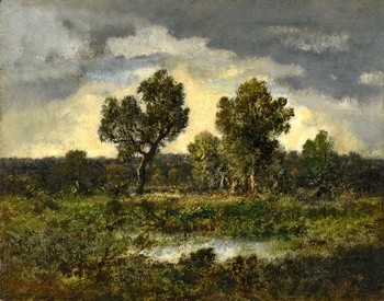 La Mare by Narcisse Virgile Diaz de la Pena (French, 1807 - 1876)