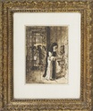 Intérieur de  Communanté: Religieuse se préparant pour le repas, c. 1867 by François Bonvin (French, 1817 - 1887)
