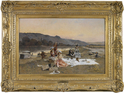 The Picnic, 1885 by François Flameng (French, 1856 - 1923)