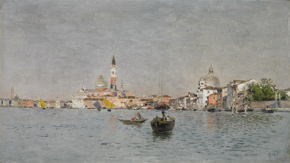 San Giorgio Maggiore from the Giudecca by Martin Rico y Ortega (Spanish, 1833 - 1908)