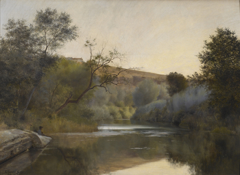 Alcalá de Henares  by Emilio Sanchez-Perrier (Spanish, 1855 - 1907)