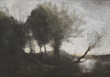 Souvenir des Bords du Lac de Garde Souvenir des Bords du Lac de Garde, c. 1865-1872 by Jean-Baptiste-Camille Corot (French, 1796 - 1875)