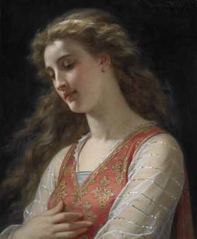 Contemplation, 1879 by Hugues Merle (French, 1823 - 1881)