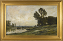 Bord de Riviere by Charles François Daubigny (French, 1817 - 1878)