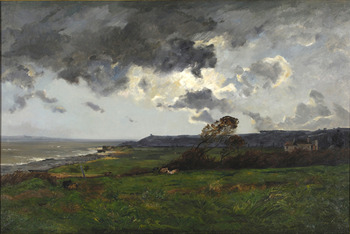 Avant l'Orage à Villerville Avant l'Orage à Villerville, 1885 by Hippolyte Camille Delpy (French, 1842 - 1910)