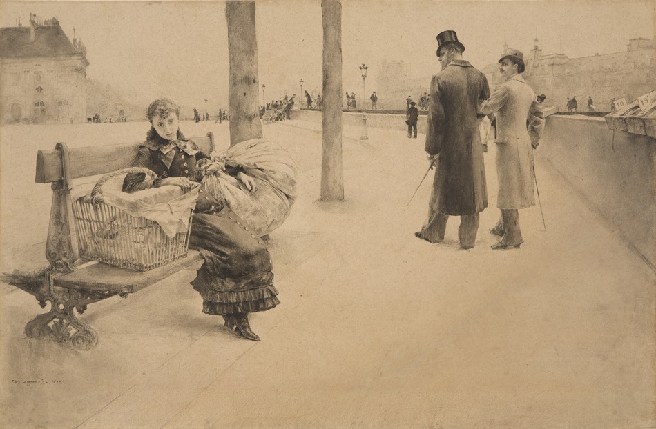 Laundress (La Blanchisseuse), 1879 by Pascal Adolphe Jean Dagnan-Bouveret (French, 1852 - 1929)